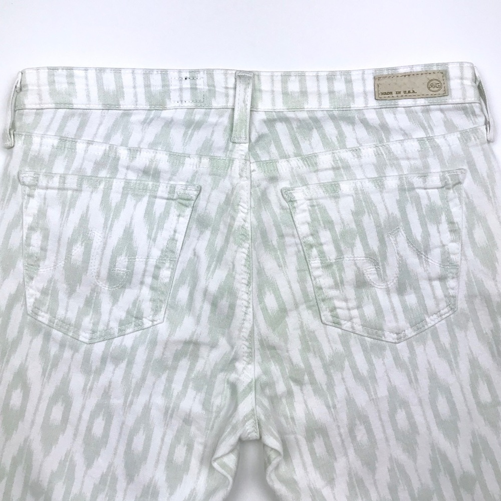 Adriano Goldschmied White Green Aztec Skinny Jean - Picture 7 of 9